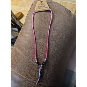 Cool Jewels Mood Necklace What's Your Mood? 70-1028-TT-NCK Shark Tooth Rope Neck